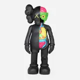 Kaws, Four Foot Dissected Companion (Black), 2009, painted cast vinyl