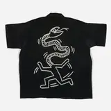 Keith Haring, Untitled (Shirt with Drawings), c. 1983, hand-painted fabric