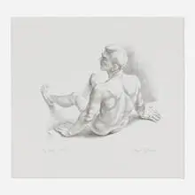 Paul Cadmus, Teddo, 1985, lithograph