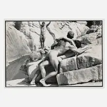 Tom Bianchi, Three Men and a Splash (from the Out of the Studio series), 1990, gelatin silver print
