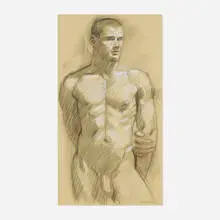 Mark Beard, Untitled, 2010, charcoal, graphite, and Conté crayon on Arches