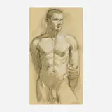 Mark Beard, Untitled, 2010, charcoal, graphite, and Conté crayon on Arches