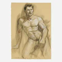 Mark Beard, Untitled, 2010, charcoal and Conté crayon on Rives BFK