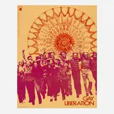 Gay Liberation Front poster by Su Negrin and Suzanne BeVier Peter Hujar, 1970, offset lithograph in colors, sold Jun 2026