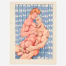 Mike Kuchar, Sugar Daddy Two, 1985, ink and felt pen on paper