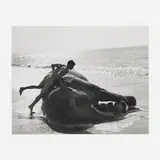 Bruce Weber, Chris and Fai at San Onofre Beach, 1998, gelatin silver print