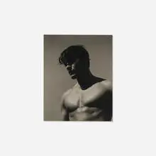 Bruce Weber, Victor, on My Roof, 235 W 16th Street, 1991, gelatin silver print