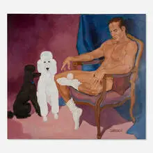Untitled by Clement Edgar (Ted) Garrison Jr., oil on canvas, sold Jun 2026