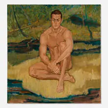 Untitled by Clement Edgar (Ted) Garrison Jr., oil on canvas, sold Jun 2026