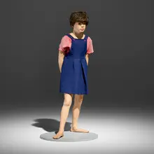 Marc Sijan, Child in Blue Dress