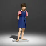 Marc Sijan, Child in Blue Dress