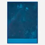 Sayre Gomez, Untitled, 2013, acrylic on canvas in artist's frame