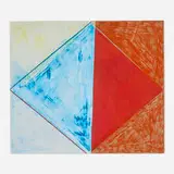 Julia Rommel, Untitled (L.A. 3/11/20), 2020, gouache, colored pencil, pastel and wax crayon on card
