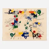 Sam Francis, Untitled (SFS-143s), monotype on Japanese paper
