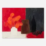 Bernard Cathelin, Nature morte à la grappe de raisin, 1986, oil on canvas