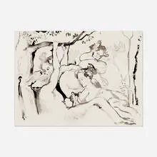 Cecily Brown, Untitled (#27), 1999, watercolor on paper