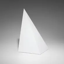 Pyramid II by Sol LeWitt, 1989, painted aluminum, sold Jun 2026