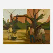 James Weeks, Untitled, 1992, oil on board