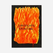 David Shrigley, Untitled (Landscape), 2011, ink and acrylic on paper