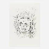 Sam Francis, Self-Portrait (SF-050), 1975, lithograph on BFK Rives