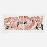 David Hockney, My Second Drawing of Beuvron-en-Auge and 220 for 2020