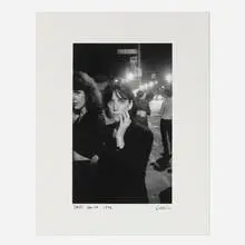 David Godlis, Patti Smith, Bowery, NYC, 1976, gelatin silver print