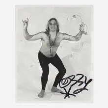 Carl Ostendarp, Ozzy, 1990, gelatin silver print