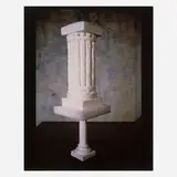 Elaine Tin Nyo, White Column Cake, 1998, Cibachrome print