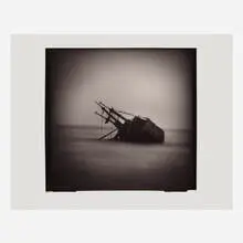 James Fee, Night Freighter, San Felipe, Mexico, toned gelatin silver print
