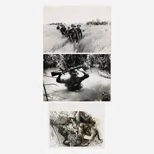 Don McCullin, Three works, vintage gelatin silver print