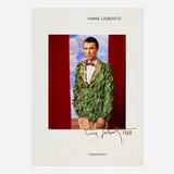 Annie Leibovitz, David Byrne exhibition poster, 1987, photolithograph in colors