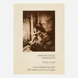 James VanDerZee, G. Ray Hawkins Gallery exhibition poster, offset lithograph