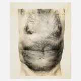 John Coplans, Self Portrait: Torso, Front, 1984, gelatin silver print