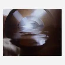 James Casebere, Four Flooded Arches from Center With Fog, 1999, Cibachrome print mounted to acrylic and face-mounted to acrylic