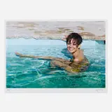 Terry O'Neill, Audrey Hepburn in Pool, digital C-print mounted to Dibond