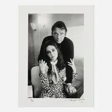 Terry O'Neill, Elizabeth Taylor and Richard Burton, gelatin silver print