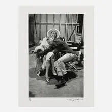 Ava Gardner and Paul Newman on the set of The Life and Times of Judge Roy Bean by Terry O'Neill, 1972 / printed later, sold Jun 2026