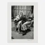 Terry O'Neill, Ava Gardner and Paul Newman on the set of The Life and Times of Judge Roy Bean, 1972 / printed later