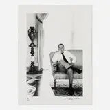 Terry O'Neill, Frank Sinatra on set for the film The Lady in Cement, gelatin silver print