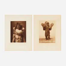 Edward S. Curtis, Two works from The North American Indian portfolio, photogravure