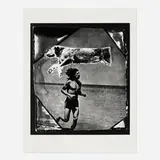 Larry Clark, Untitled (Man Running with Dog), gelatin silver print