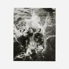 Edward Steichen, Dana Miller in the Pond, Umpawag, Connecticut (from Juxtaposition), gelatin silver print