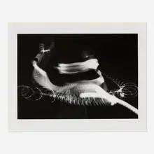 Harold Eugene Edgerton, Swirls and Eddies of a Tennis Stroke, gelatin silver print