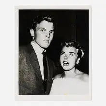 Weegee, Untitled (Tab Hunter and Date), 1950, vintage gelatin silver print