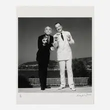 Terry O'Neill, Steve Martin and Michael Caine, Dirty Rotten Scoundrels, gelatin silver print