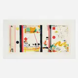 Sam Middleton, Harmonics, 1995, screenprint in colors