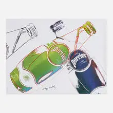 Perrier by Andy Warhol, 1983, offset lithograph in colors, sold Jun 2026