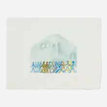 Do Ho Suh, My Country, 2004, lithograph in colors with hand-coloring
