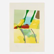 John Chamberlain, Flashback I, 1981, lithograph and screenprint in colors on Arches