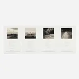 Robert Adams, Four Broadsides, 2009, tritone print with letterpress